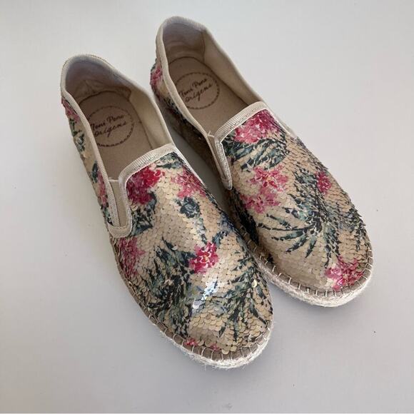 Toni Pons Sequined Multi-Color Slip-On Espadrilles - Picture 1 of 9